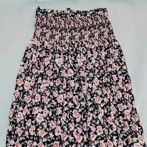 Flowy Floral Shein Skirt